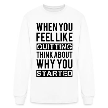 Motivation - T-shirt à manches longues Homme - blanc - Devant