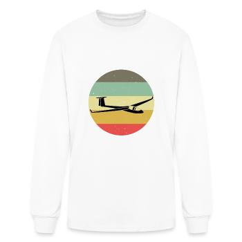 Glider | Pilot Gliding Soaring Sailplane Soar Gift - Men's Long Sleeve T-Shirt - white - Front