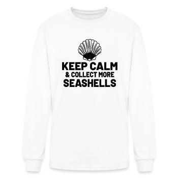 Coquillages Collection Collectionneuse coquillage Cadeau coquillage - T-shirt à manches longues Homme - blanc - Devant