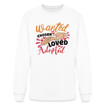 Funny Adoption Adoption Day Gifts Adoption Family - Men's Long Sleeve T-Shirt - white - Front
