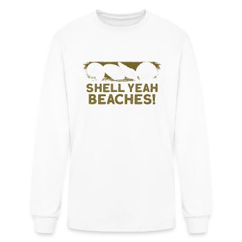 coquillages coquillages collecteur de coquillages collection cadeau - T-shirt à manches longues Homme - blanc - Devant