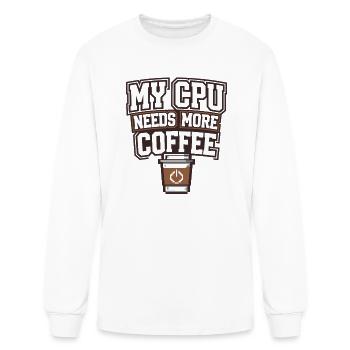 Retro Computing Fans Vintage Computers Old-School - Men's Long Sleeve T-Shirt - white - Front