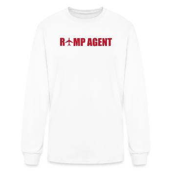 Ramp Agent - Men's Long Sleeve T-Shirt - white - Front