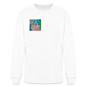 Makhan Comedy 2252 - Men's Long Sleeve T-Shirt - white - Front