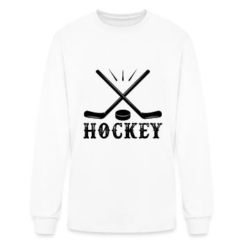 Ice Hockey Hockey - Men's Long Sleeve T-Shirt - white - Front