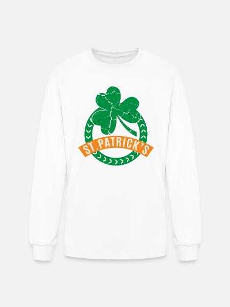 St Patrick Day - Men's Long Sleeve T-Shirt - white