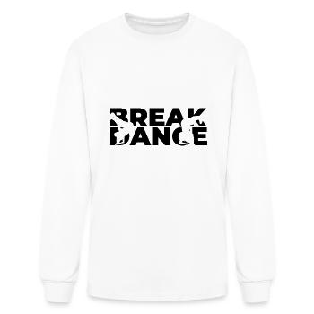 Break Dance Routine - Men's Long Sleeve T-Shirt - white - Front