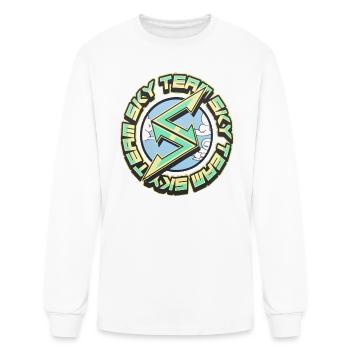 Mandjtv Merch - Men's Long Sleeve T-Shirt - white - Front