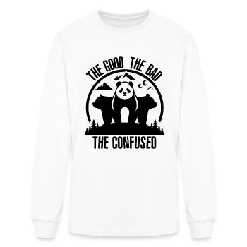 The Good The Bad The Confused - Men's Long Sleeve T-Shirt - white - Front