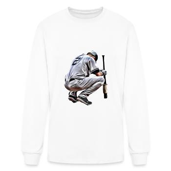 Derek Jeter derek Jeter on Deck Batting shirt - Men's Long Sleeve T-Shirt - white - Front