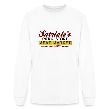 Sopranos Satriales Pork Store - Men's Long Sleeve T-Shirt - white - Front