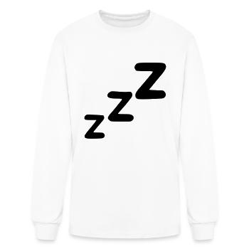 emojis sketch sleep sleeping - Men's Long Sleeve T-Shirt - white - Front