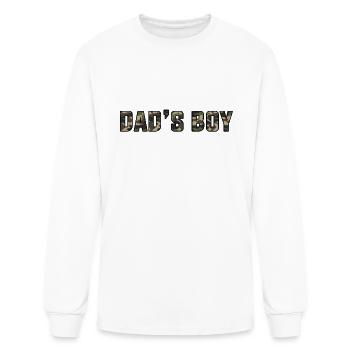 Dad's Boy Matching - Men's Long Sleeve T-Shirt - white - Front