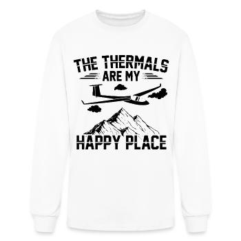 Glider | Glider Flying Pilot Gifts - Men's Long Sleeve T-Shirt - white - Front