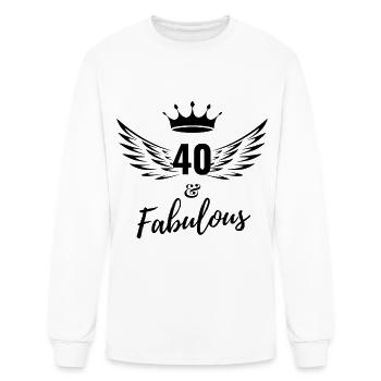 Fabulous at 40 Years Old - Forty - Men's Long Sleeve T-Shirt - white - Front