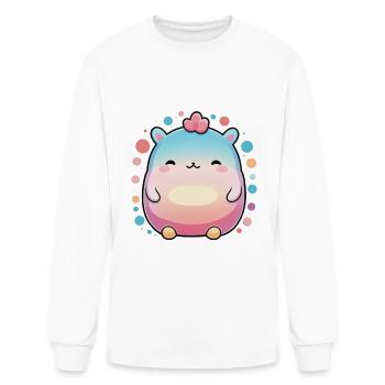 Squish the Stress Away with Soft Therapy - Men's Long Sleeve T-Shirt - white - Front