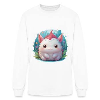 Your Comfy Companion Through Life - Men's Long Sleeve T-Shirt - white - Front