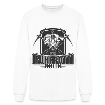 Ruhrpott Legende Lore Bergbau Bergarbeiter - Men's Long Sleeve T-Shirt - white - Front