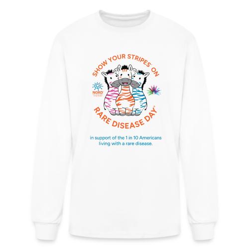 Show Your Stripes for Rare Disease Day - Men's Long Sleeve T-Shirt