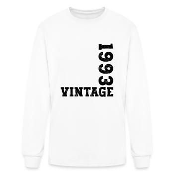 Vintage 1993 - Limited Edition Retro - Men's Long Sleeve T-Shirt - white - Front