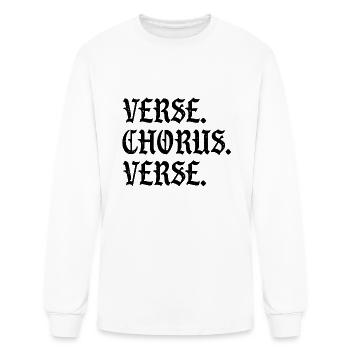 Verse Chorus Verse Microphone - Men's Long Sleeve T-Shirt - white - Front