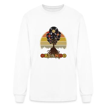 Orlando Music Retro - Men's Long Sleeve T-Shirt - white - Front