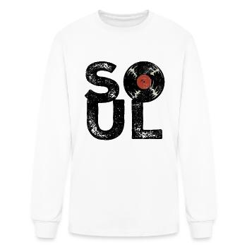 Soul Music - Men's Long Sleeve T-Shirt - white - Front