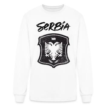 Serbia - Men's Long Sleeve T-Shirt - white - Front