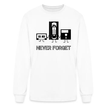 Never forget - Men's Long Sleeve T-Shirt - white - Front