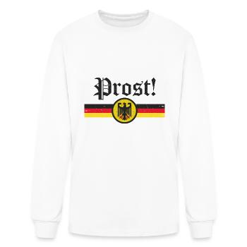 Prost! German | Bavarian - Men's Long Sleeve T-Shirt - white - Front