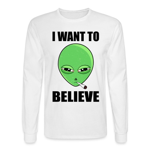 I want to believe - Men's Long Sleeve T-Shirt
