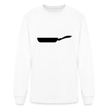 Frying Pan - Men's Long Sleeve T-Shirt - white - Front
