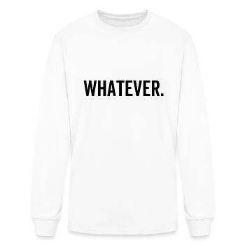 Whatever - Men's Long Sleeve T-Shirt - white - Front