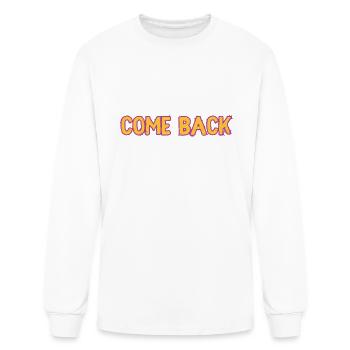 Come Back - Men's Long Sleeve T-Shirt - white - Front