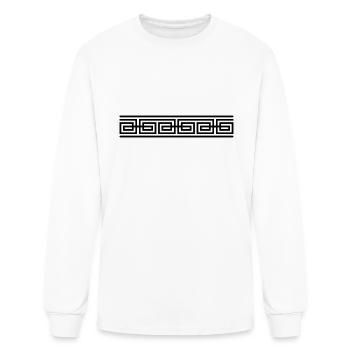 Ornament design cool - Men's Long Sleeve T-Shirt - white - Front