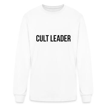 cult leader - Men's Long Sleeve T-Shirt - white - Front