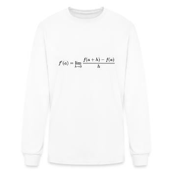 définition du dérivé - T-shirt à manches longues Homme - blanc - Devant