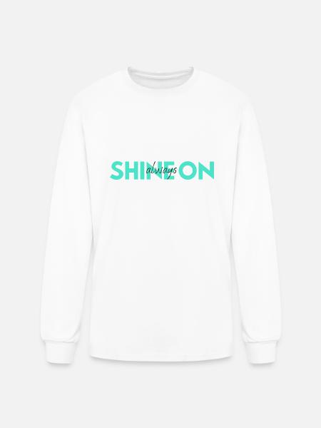 Shine On Always green - Men's Long Sleeve T-Shirt - white