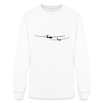 soaring team pilot - Men's Long Sleeve T-Shirt - white - Front