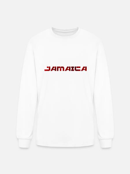 Jamaica - Men's Long Sleeve T-Shirt - white
