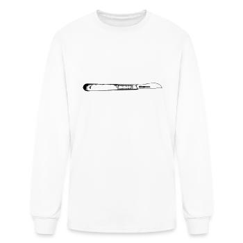 Scalpel - Men's Long Sleeve T-Shirt - white - Front