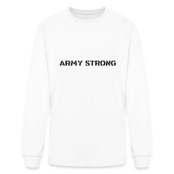 Armée - Armée forte - T-shirt à manches longues Homme - blanc - Devant