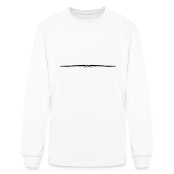 Ornamental decorative div - Men's Long Sleeve T-Shirt - white - Front
