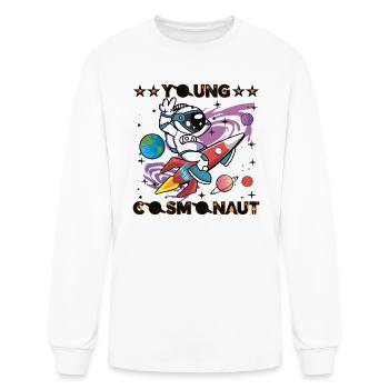 Young cosmonaut - Men's Long Sleeve T-Shirt - white - Front