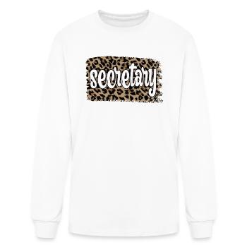 Office Secretary Day Secretary Appreciation Gifts - Men's Long Sleeve T-Shirt - white - Front