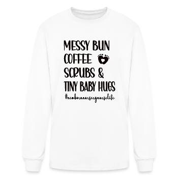Best Newborn Nursery Nurse Newborn Nursery Nursing - Men's Long Sleeve T-Shirt - white - Front