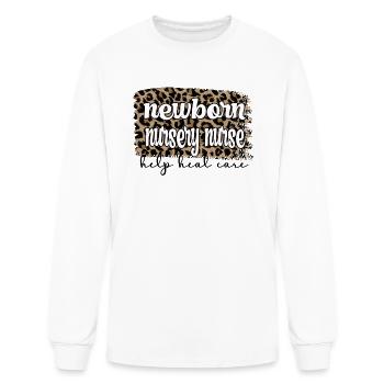 Newborn Nursery Nursing Best Newborn Nursery Nurse - Men's Long Sleeve T-Shirt - white - Front