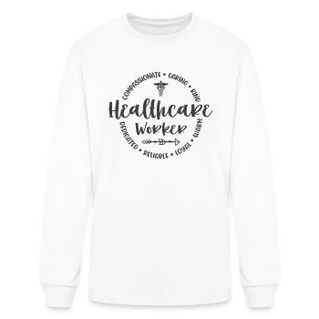 Healthcare worker, health care worker - Men's Long Sleeve T-Shirt - white - Front