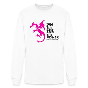 iam the sky and the power of every strom - Men's Long Sleeve T-Shirt - white - Front