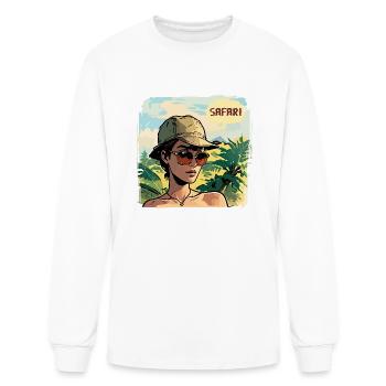 Safari - Men's Long Sleeve T-Shirt - white - Front